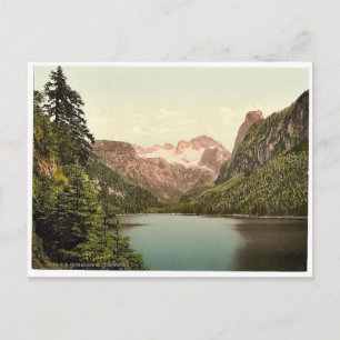 Gosausee und Dachstein, Oberösterreich, Austro-Hun Postkarte