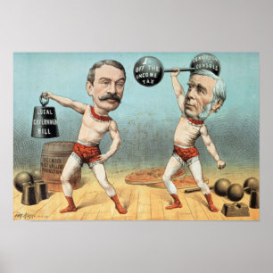 Goschen und Ritchie, das Meister-Gewicht Poster