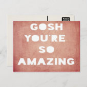 Gosh, Phantastische Postkarte (Vorne/Hinten)