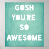 Gosh, Phantastisches Poster (Vorne)