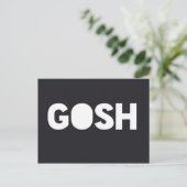 Gosh Postcard Postkarte (Stehend Vorderseite)