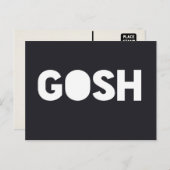 Gosh Postcard Postkarte (Vorne/Hinten)
