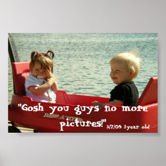"GOSH YOU TYP" POSTER