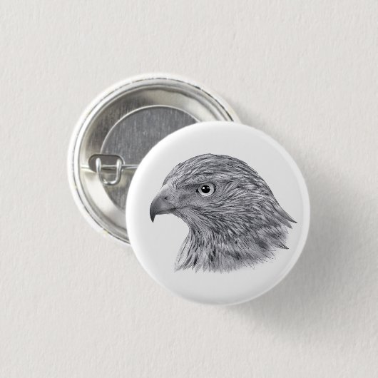 Goshawk - Abzeichen Button (Vorne & Hinten)