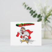 Goshawk Cartoon (ab $10.55) Postkarte (Stehend Vorderseite)
