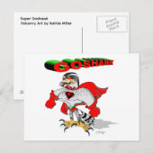 Goshawk Cartoon (ab $10.55) Postkarte (Vorne/Hinten)