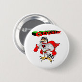 Goshawk Cartoon Button (Vorne & Hinten)