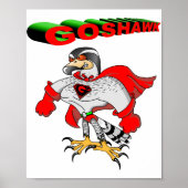 Goshawk Cartoon Poster (Vorne)