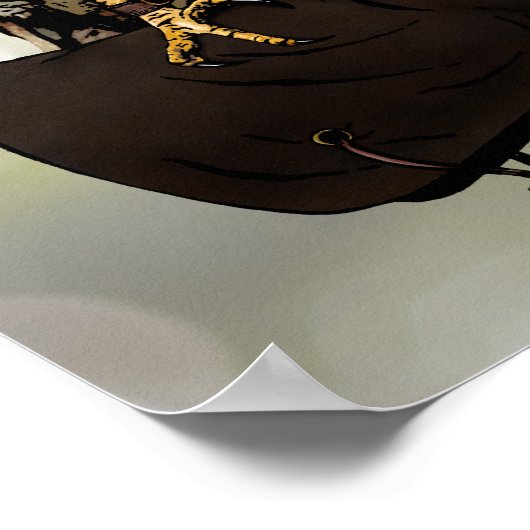 Goshawk on Glove Poster (Ecke)