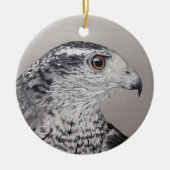 Goshawk-Ornament Keramik Ornament (Vorne)