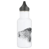 Goshawk Zeichnend Edelstahlflasche (Links)