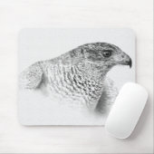 Goshawk Zeichnend Mousepad (Mit Mouse)