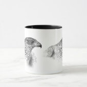 Goshawk Zeichnend Tasse (Zentrum)