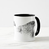 Goshawk Zeichnend Tasse (VorderseiteRechts)