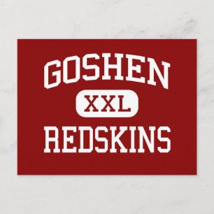 Goshen - Redskins - High School - Goshen Indiana Postkarte