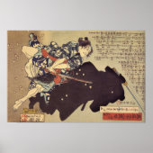 Gosho Gorozō im Kampf gegen eine Ninja Poster (Vorne)