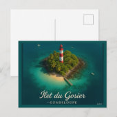 Gosier-Guadeloupe Postkarte (Vorne/Hinten)