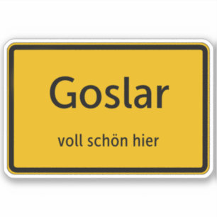 Goslar Aufkleber Sticker Autoaufkleber
