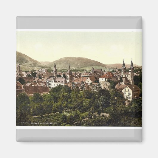 Goslar und Georgenberg, Hartz, Germany classic Pho Magnet (Vorne)