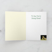 Gosling Baby Bird-Förderung Karte (Innenseite)