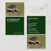 Gosling - Dunkelgrün Visitenkarte (Vorne/Hinten)