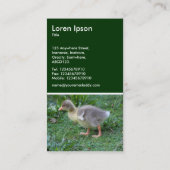 Gosling - Dunkelgrün Visitenkarte (Rückseite)