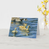 "Gosling Round-Up" Karte (Gelbe Blume)