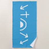 Gospel Arrows Beach Handtuch (Vorderseite)