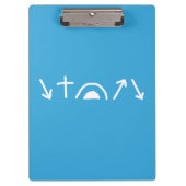 Gospel Arrows Clipboard Klemmbrett (Vorderseite)