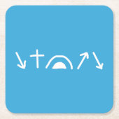 Gospel Arrows Paper Untersetzer (Vorderseite)