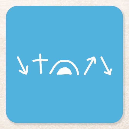 Gospel Arrows Paper Untersetzer (Vorderseite)