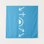 Gospel Arrows Tapestry Wandteppich (Vorderseite (Horizontal))