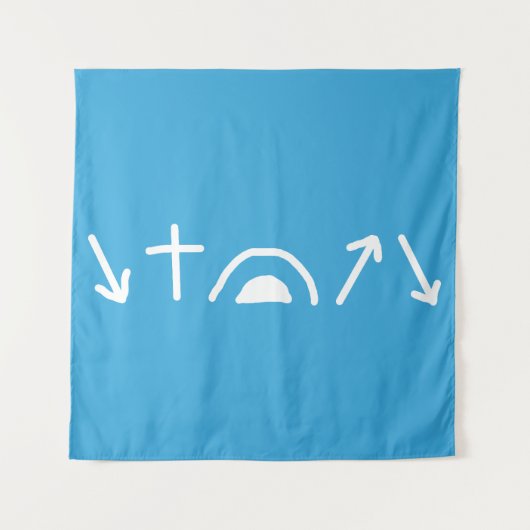 Gospel Arrows Tapestry Wandteppich (Vorderseite)