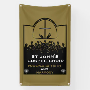 Gospel-Chor-Kirchengeschenke Banner
