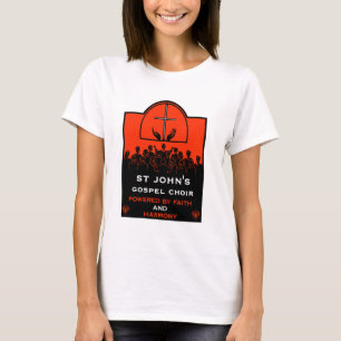 Gospel-Chor-Kirchenzubehör T-Shirt