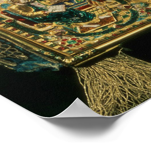 Gospel cover, gold with repousse poster (Ecke)