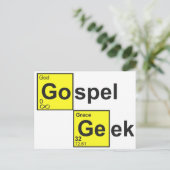 Gospel Geek Postkarte (Stehend Vorderseite)