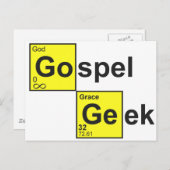 Gospel Geek Postkarte (Vorne/Hinten)