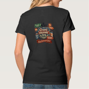 Gospel Highway 66 Christlich-patriotisches Design T-Shirt