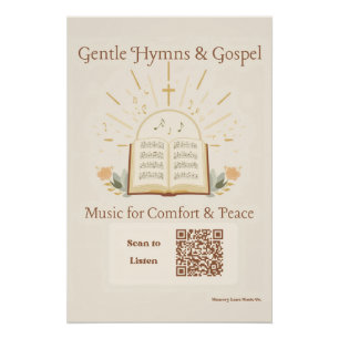 Gospel-Hymnen Gedächtnispflege Poster Demenz Alzhe
