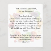 Gospel Tract Flyer (Hinten)