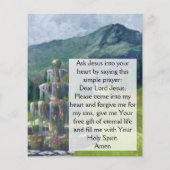 Gospel Tract Flyer (Hinten)