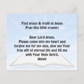 Gospel Tract Flyer (Hinten)