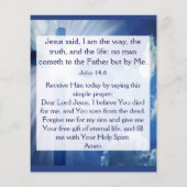 Gospel Tract Flyer (Hinten)