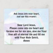 Gospel Tract Flyer (Hinten)