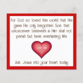 Gospel Tract Flyer (Hinten)