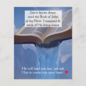 Gospel Tract Flyer (Hinten)