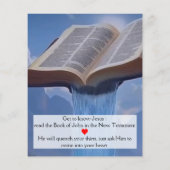 Gospel Tract Flyer (Hinten)