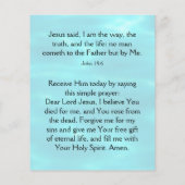 Gospel Tract Flyer (Hinten)