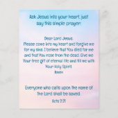 Gospel Tract Flyer (Hinten)